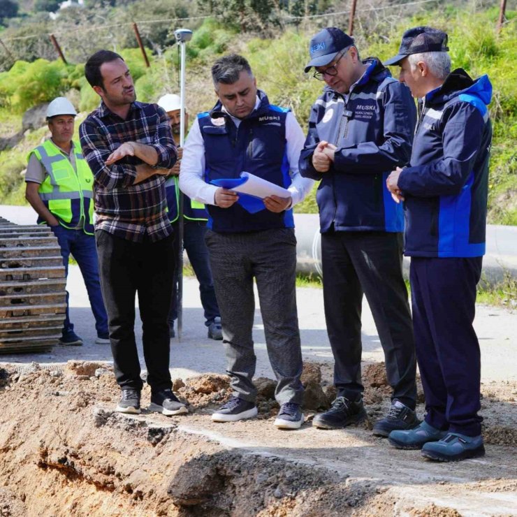 MUSKİ Genel Müdürü Şengül Bodrum’daki çalışmaları inceledi