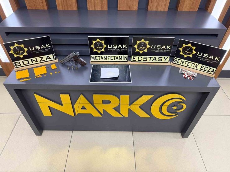 Uşak’ta uyuşturucu operasyonu: 3 tutuklama