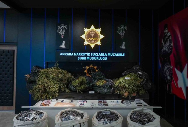 Ankara’da narkotik operasyonu: 105 gözaltı