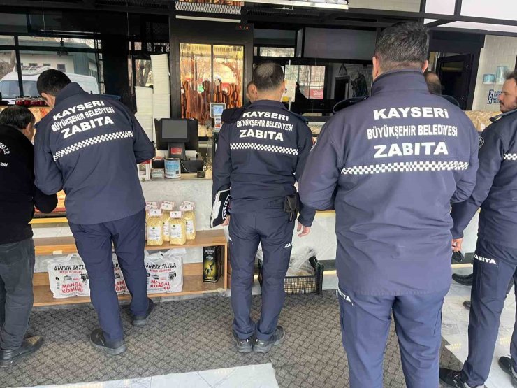 Zabıta, Ramazan denetimlerine kasaplarda devam etti