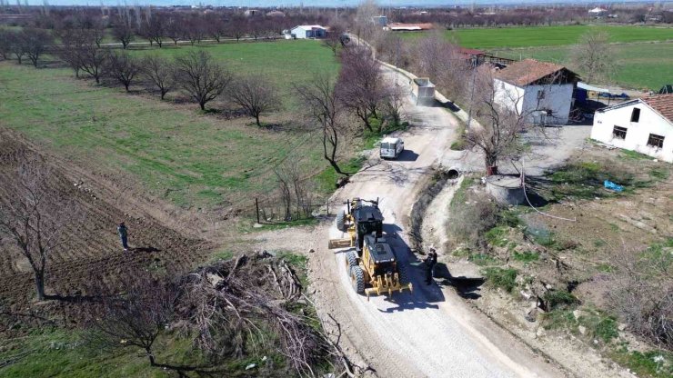 Battalgazi’de yol çalışmaları sürüyor