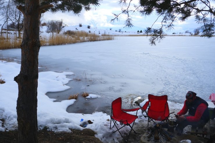 Erzincan’da geceleri dondurucu soğuklar etkisini sürdürüyor