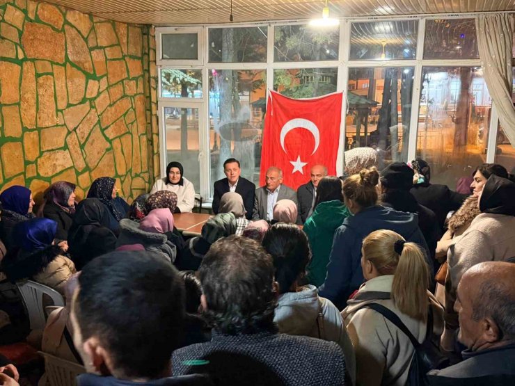 Milletvekili Hatipoğlu, Han muhtarları ile bir araya geldi