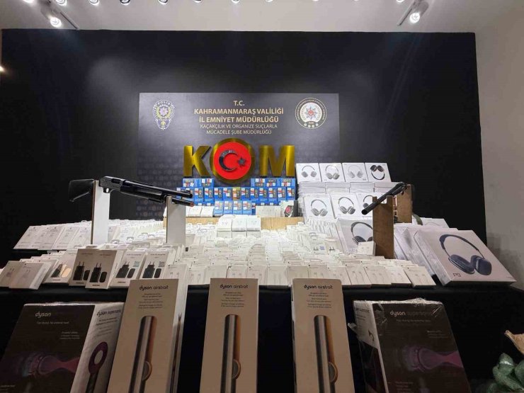 Kahramanmaraş’ta uyuşturucu ve kaçakçılık operasyonu: 1 tutuklama