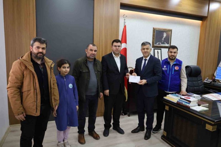 Gaziantep’te imam hatip öğrencilerinden Filistin’e anlamlı destek