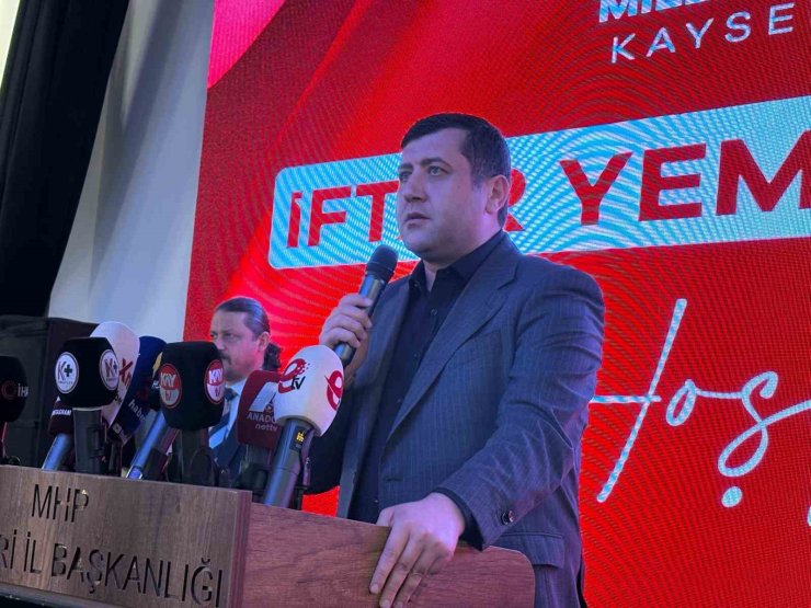 MHP’li Ersoy: "Bizim liderimizi erken anlayanlar mutlu olur, anlayamayanlar ise geç anladıklarından kendilerinden utanırlar"