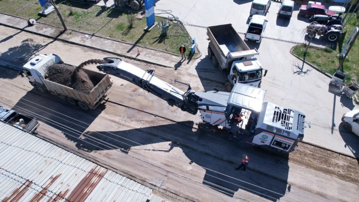 Sanayi sitesinin 10 yıllık yol sorunu bitiyor