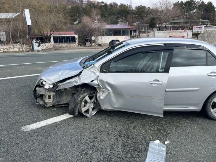 Elazığ’da trafik kazası: 1 yaralı