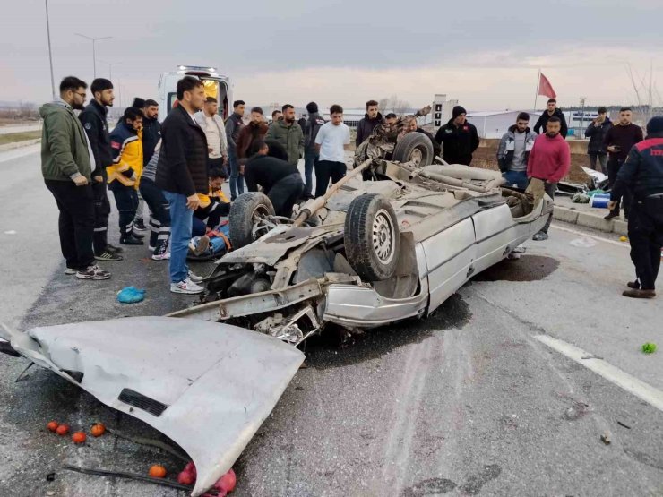 Çorum’da takla atan otomobilin sürücüsü hayatını kaybetti