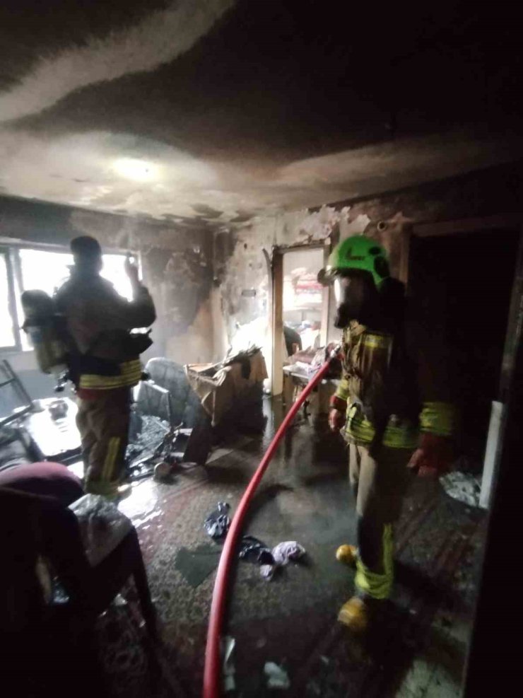 Kahramanmaraş’ta ikamet yangını