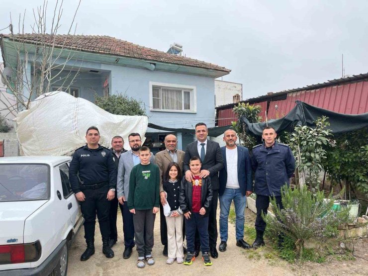 Kaymakam Dalak, şehit ve gazi ailelerini bayramda da yalnız bırakmadı