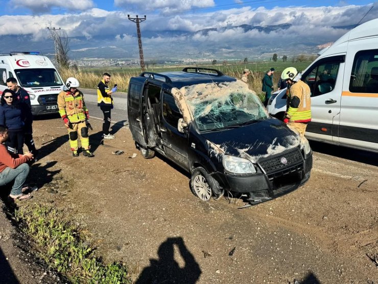 Kırıkhan’da trafik kazası: 1 yaralı