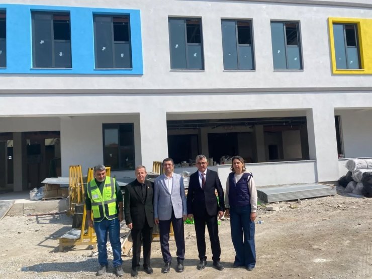 Söke’de eğitim yatırımları yerinde incelendi