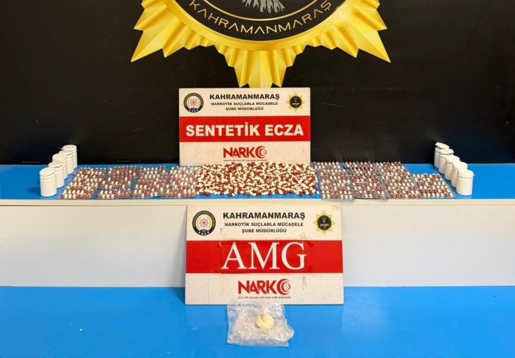 Kahramanmaraş’ta uyuşturucu operasyonu: 4 tutuklama