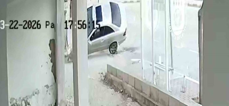 Karaman’da otomobilin takla attığı anlar kameraya yansıdı