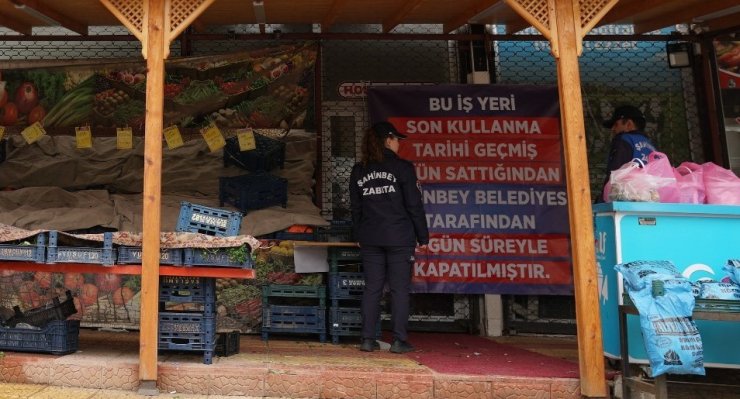Gaziantep’te tarihi geçmiş ürün satılan 2 iş yerine kapatma cezası