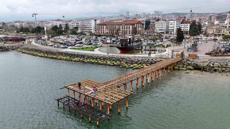 Ordu’da Ay Işığı İskelesi yenileniyor