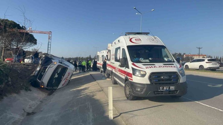 Çanakkale’de devrilen minibüsteki 8 yaralının isimleri belli oldu