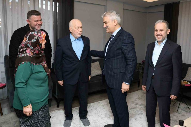 Seyh’ül Kurra Hafız Yılmaz, Vali Makas’ı ağırladı