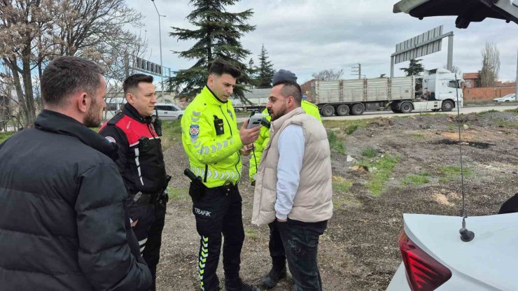 Muayenesiz araçla makas atan alkollü sürücüye 62 bin 719 TL ceza