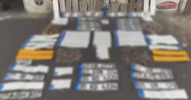 Gaziantep’te 36 adet sahte plaka ele geçirildi: 3 gözaltı