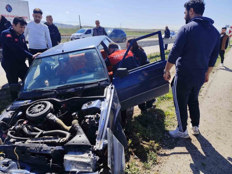 Çorum’da trafik kazası: 1 yaralı