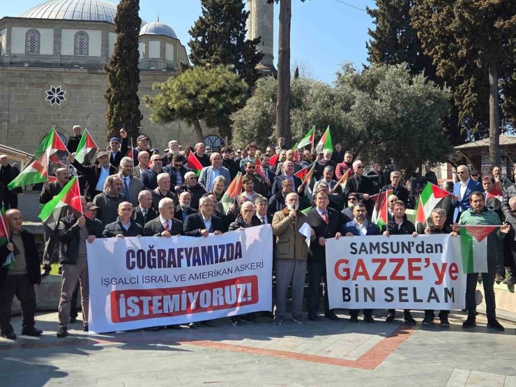 Samsun’dan Gazze’ye bin selam