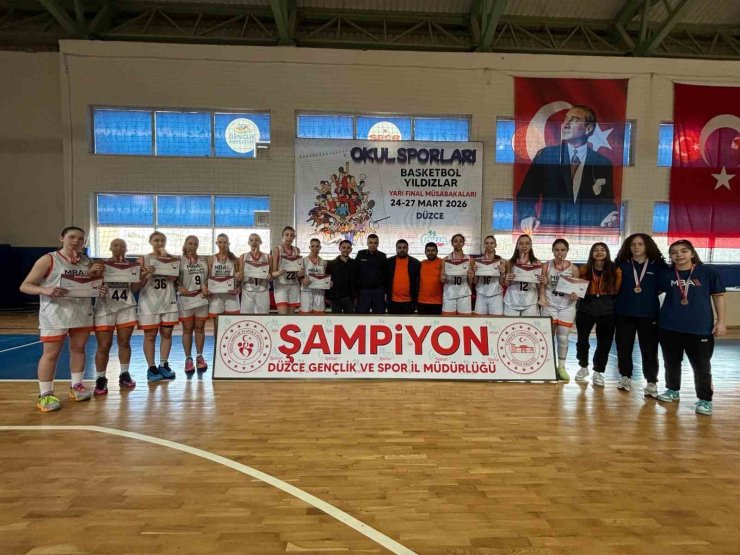 Okul sporları yıldızlar basketbol yarı finalde şampiyonlar belli oldu