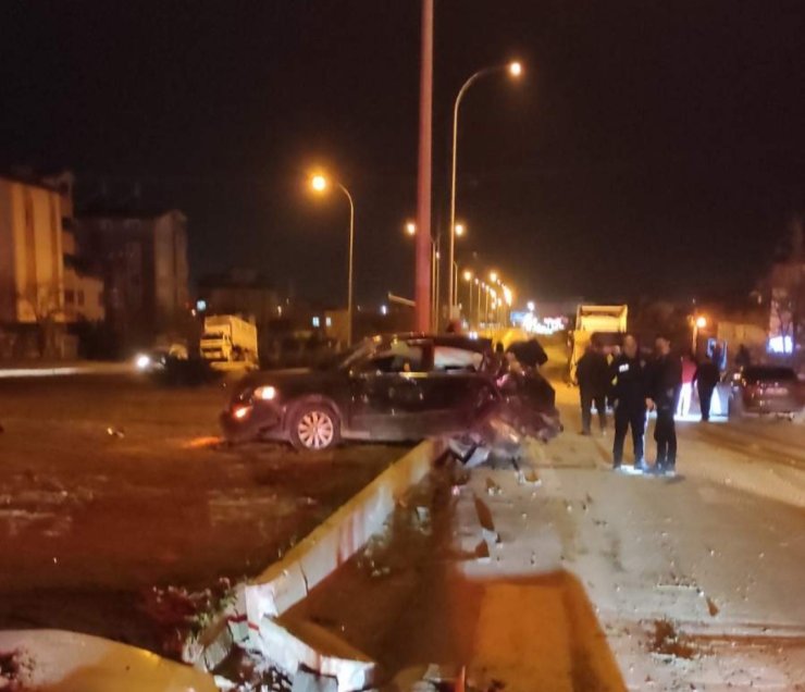 Karapınar’da tır ile otomobil çarpıştı: 2 yaralı