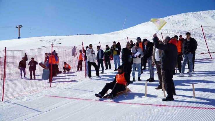 Erciyes, Geleneksel Kızak Türkiye Şampiyonası’na ev sahipliği yaptı