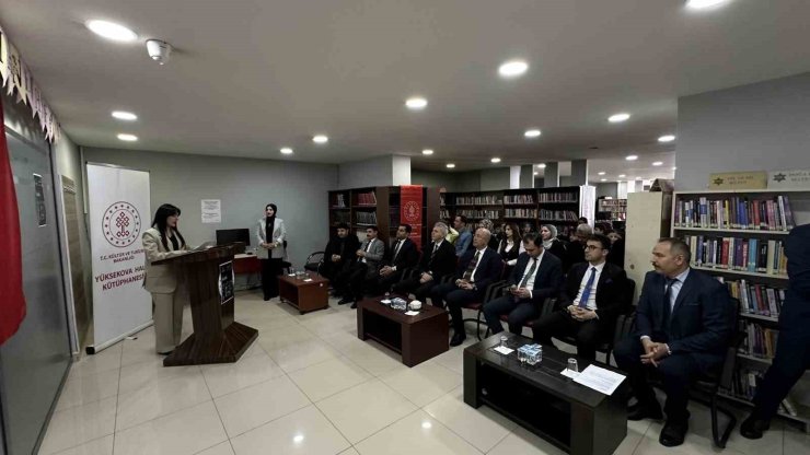 Yüksekova’da 62. Kütüphane Haftası etkinliklerle başladı