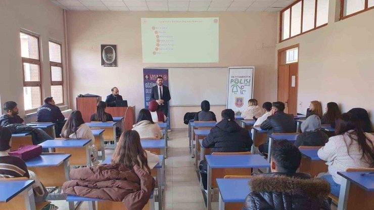 Jandarmadan madde bağımlılığı ile mücadele semineri