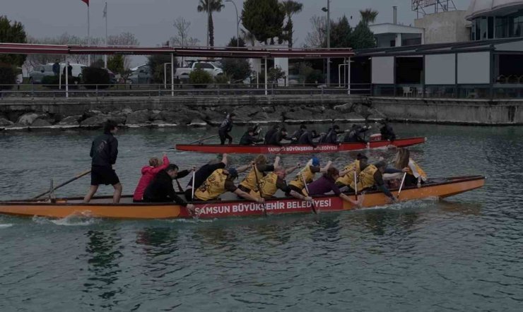 Sisli havaya rağmen kıyasıya rekabet: Dragon Boat Ligi’nde Mart heyecanı