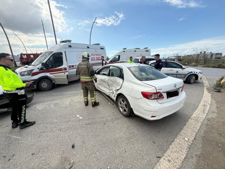 Arsuz’da trafik kazası: 1 yaralı