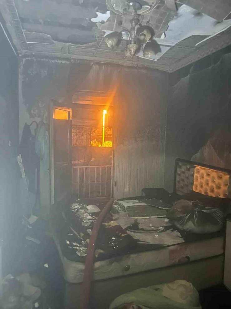 Mardin’de müstakil evde çıkan yangın söndürüldü