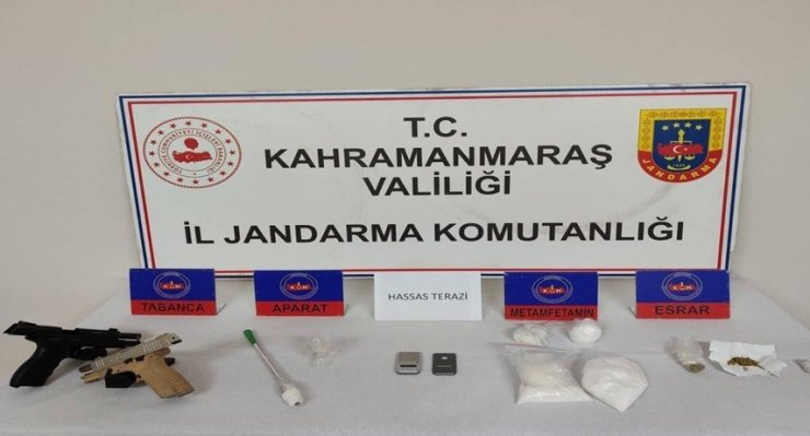 Kahramanmaraş’ta uyuşturucu operasyonu: 3 tutuklama