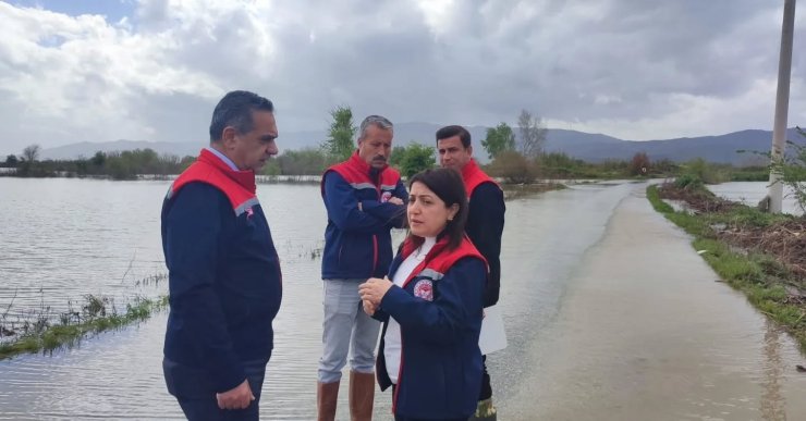 Aydın’da sular altında kalan arazilerde kesin zarar tespiti yapıldı
