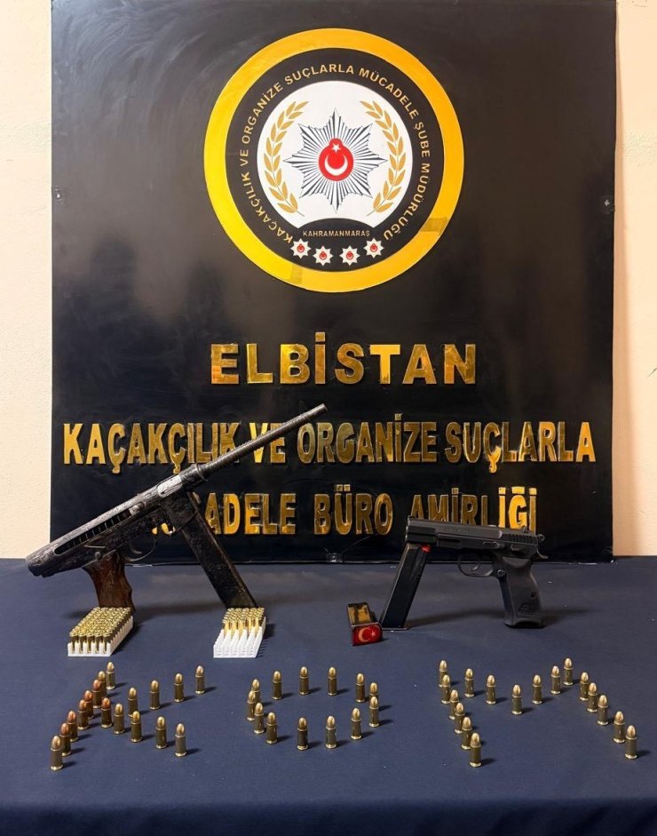 Kahramanmaraş’ta silah ve uyuşturucu operasyonu