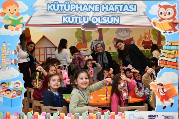 Büyükşehir’in Kütüphane Haftası etkinliklerine yoğun ilgi