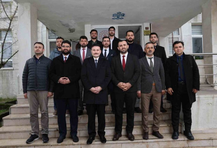 Gökçeada Kaymakamı müftülük personeliyle bir araya geldi