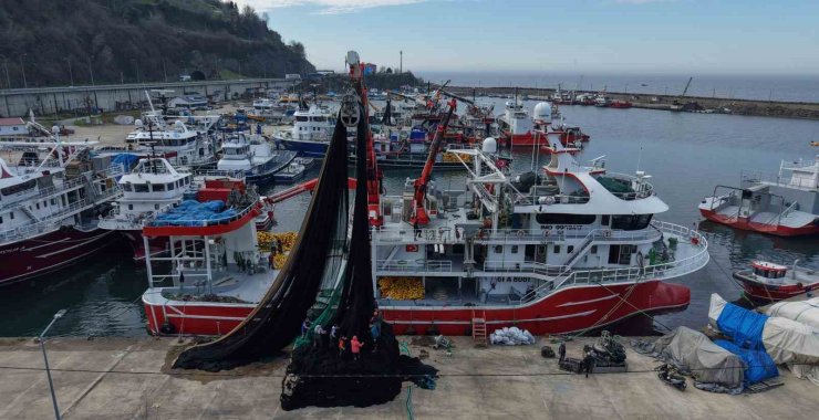 Trabzon’da balıkçılar "paydos" dedi