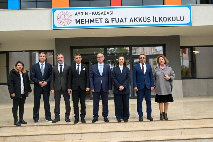 Hayırsever katkısıyla yapılan okulda son durum değerlendirildi