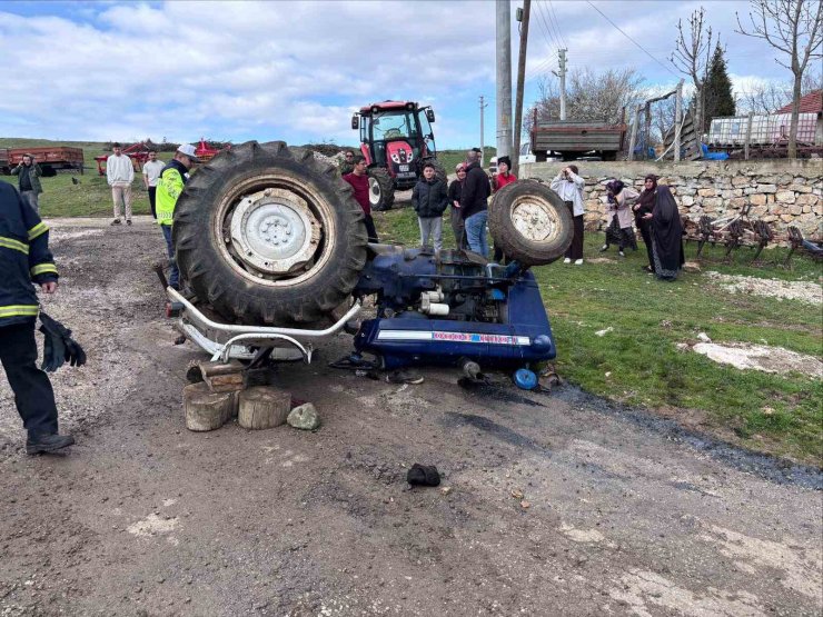 Traktör kazasında 1 kişi hayatını kaybetti