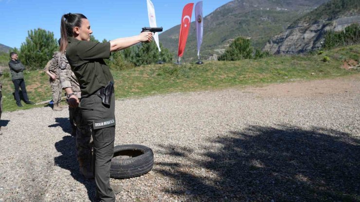 Orman işçileri zorlu etapları tamamladı