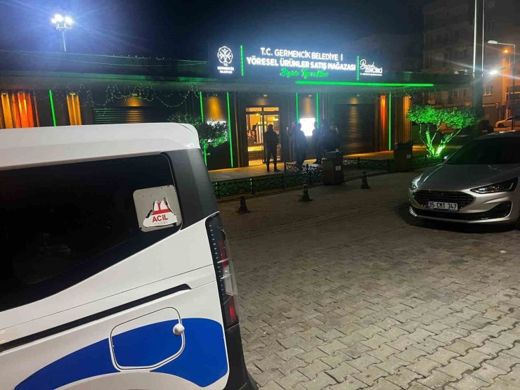 Germencik’te belediyenin satış mağazasına silahlı saldırı