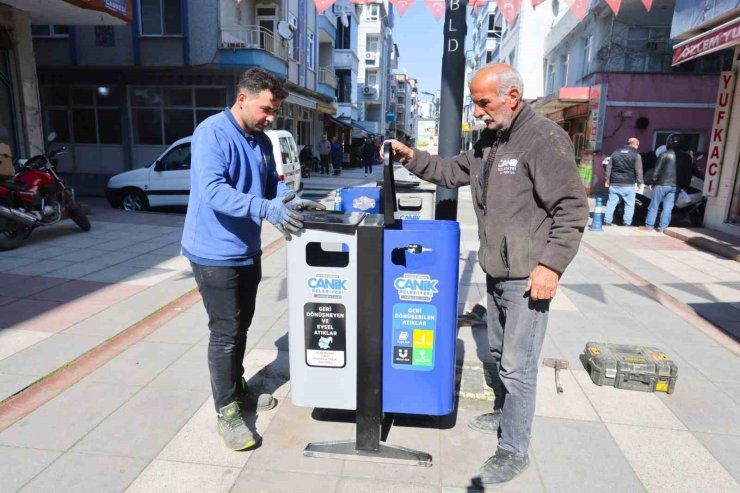 Canik’e yeni atık noktaları