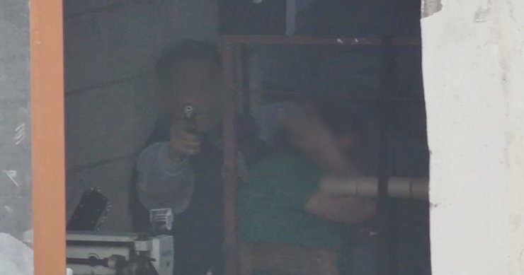 Gaziantep’teki rehine olayı adım adım dron kamerasında