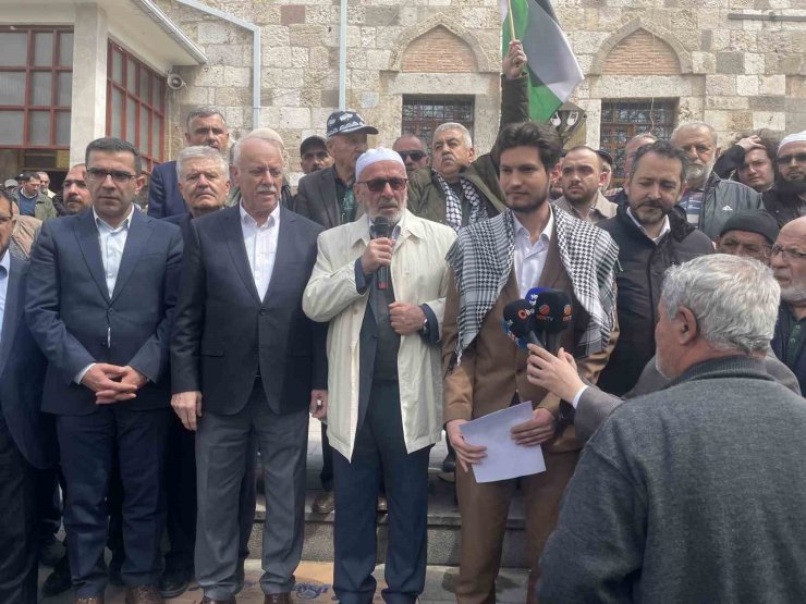 Konya’da İsrail’in aldığı idam kararına tepki