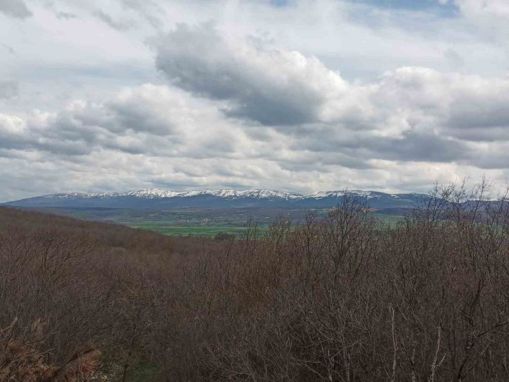 Nisan ortasında kış sürprizi: Akdağ yeniden beyaza büründü