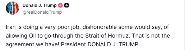 Trump’tan İran’a Hürmüz Boğazı uyarısı